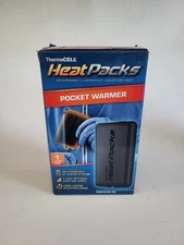 ThermaCell Heat Pack Rechargeable Pocket Warmer 1 Unit 6hr Heat Fast Shipping
