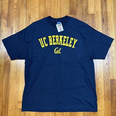 Vintage 90s UC Berkeley Shirt Mens XL Champs Sports Cotton US Fabric Blue NOS
