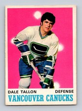 Dale Tallon 1970-71 O-Pee-Chee Hockey #225 Vancouver Canucks RC Rookie Card. rookie card picture