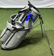 NEW Mizuno Golf Pro Stand Carry Bag 5-Way Divider w/ Rain Cover Color: GRAY