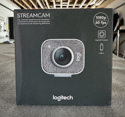 Logitech StreamCam 1080P 60fps Streaming Webcam with USB-C White