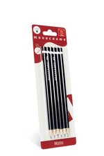 Pigna Matite HB Blister da 6 Pezzi linea Monocromo Ideali per Scuola e Ufficio