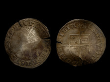 Mary I Silver Groat mm. Pomegranate 1553-4 - VG - Very Scarce