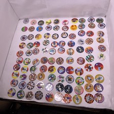 Vintage 1990's Milk Cap / Pog Lot - Huge Lot Of 100 Pogs