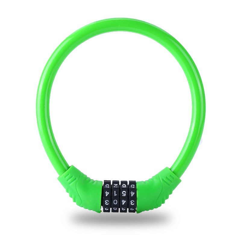 Electric Bike Cable Lock Bike Lock Digital Four Digits Combination Bicycle Lock