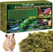 2.6LB Premium Sphagnum Moss for Reptiles- 100QT Natural Live Moss Reptile Moss B