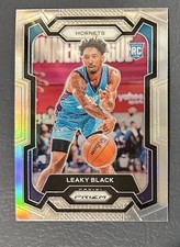 2023-24 Panini Prizm Leaky Black Silver Prizm RC #284 Charlotte Hornets