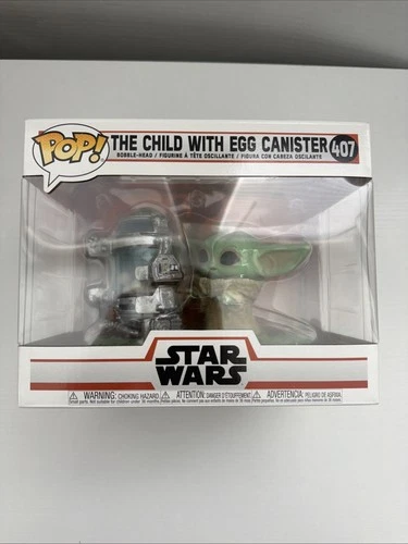 Funko Pop! Deluxe Star Wars Mandalorian 407 The Child with Egg Canister