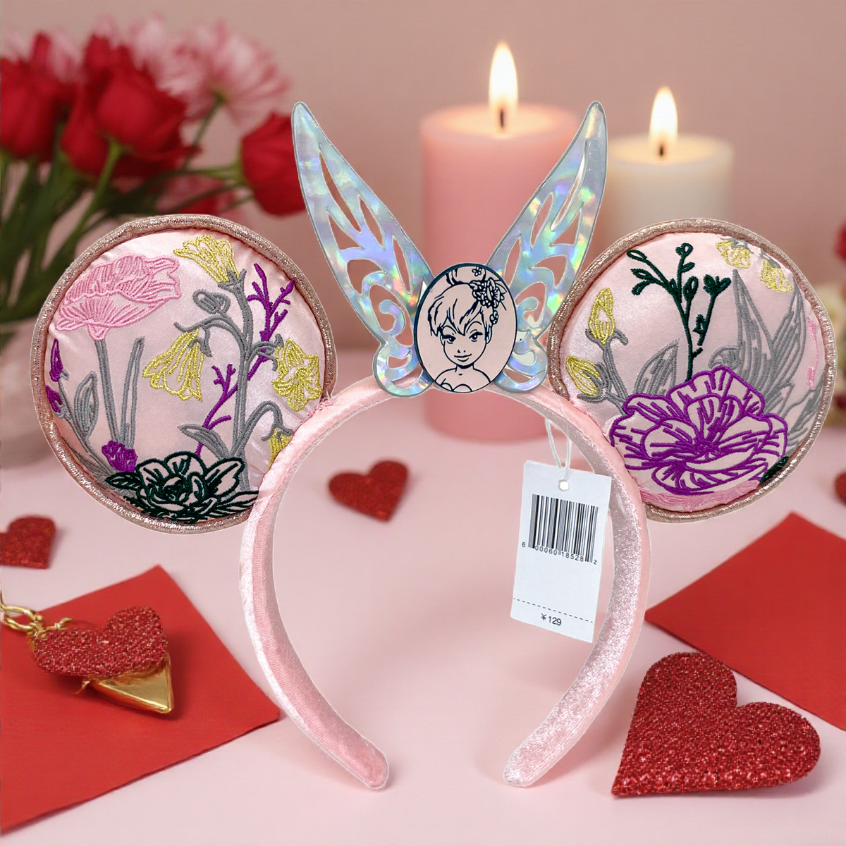 Disney Parks Disneyland Paris Exclusive Ears Pink Tinkerbell  display picture 2