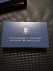 2020 Mayflower 400th Anniversary Silver Reverse Proof Medal with Box and COA