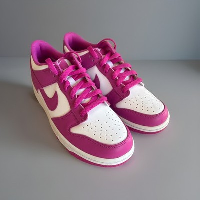 FJ0704 100 Nike Dunk Low Active Fuchsia (GS) (No Box)