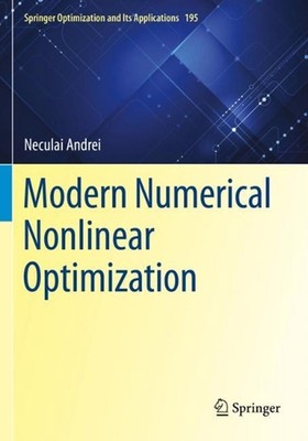Moderne numerische nichtlineare Optimierung von Neculai Andrei Taschenbuch