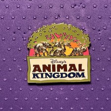 Disney Animal Kingdom Pin, Tree of Life, 3D Dragon Dinosaur & Elephant - 2004 