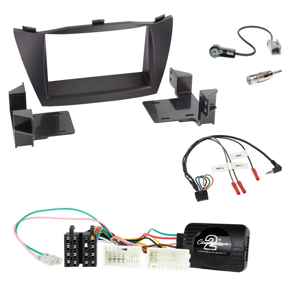 JVC Lenkrad USB 2DIN DAB Bluetooth CD Autoradio für Hyundai ix35 2010-2013 ohne - Bild 3 von 4