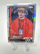 Charles Leclerc Refractor 2025 Topps Chrome F1 Monaco DOTD #129 Ferrari