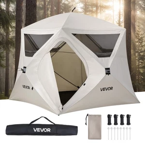 VEVOR Tente de camping 4 Person Instantané Cabine Tente Grande Famille Pop Up 60s Configuration