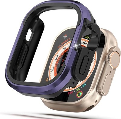 Matte Metal Case for Apple Watch Ultra 49mm Max Anti-Scratch Protective Cover