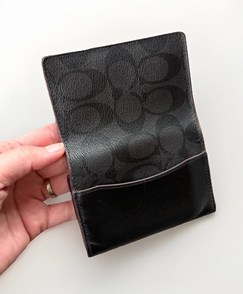 Coach Mens Bifold Leather Wallet Monogram - Image 2 of 4