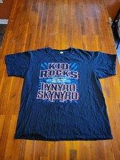 Kid Rock 2008 Tour T-shirt With Lynyrd Skynyrd Anvil Size XL Good Pre-owned Cond