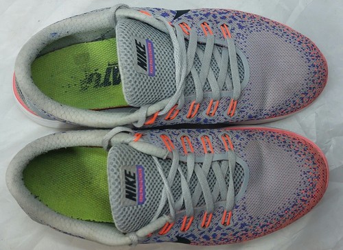 Nike Free RN Distance Damen grau rosa Laufschuhe Turnschuhe Größe 6 - Bild 6 von 8