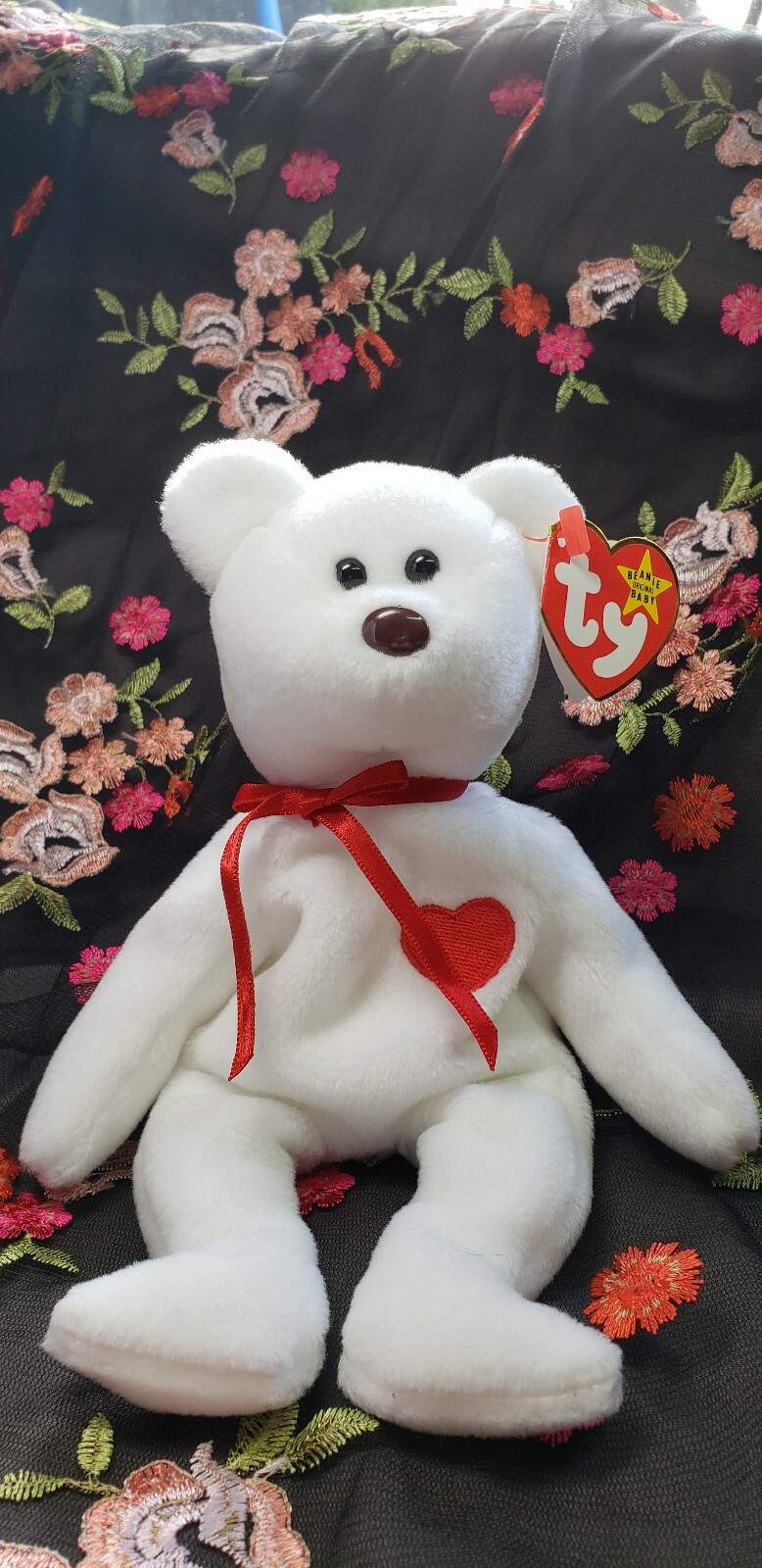 Extremely Rare Valentino Beanie Baby Hang Tag 1994 with1993 Tush Tag error PVC Extremely Rare Valentino Beanie Baby Hang Tag 1994 with1993 Tush Tag error PVC