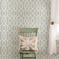 Nuwallpaper Grand Trellis Peel And Stick Wallpaper - Grey Nu1421 - Feature Wall Nuwallpaper Grand Trellis Peel And Stick Wallpaper - Grey Nu1421 - Feature Wall