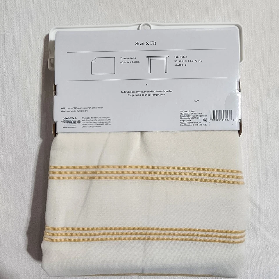  threshold rectangular tablecloth 60'' x84'' - Image 4 of 4