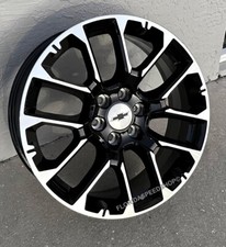 Machinedgloss Black Silverado Ltzz71rst Wheels 22x9 Fits 1999-2026 Silverado Machinedgloss Black Silverado Ltzz71rst Wheels 22x9 Fits 1999-2026 Silverado