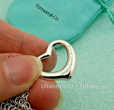 Tiffany & Co Elsa Peretti Open Heart Mesh Toggle Bracelet Slinky