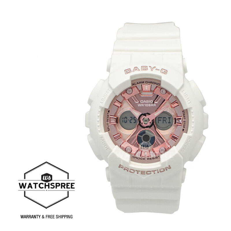 ✨新品✨CASIO BABY-G BA-130-7A1J CASIO Baby-G BA-130-7A1 BA-130 SERIES White Pink Watch