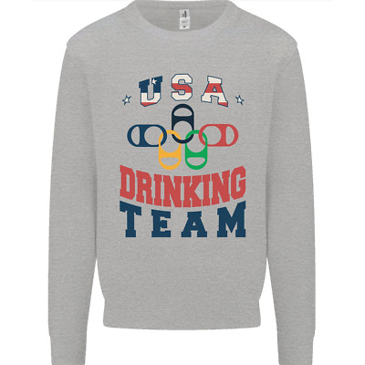 USA Trinkflasche Team Lustig Bachelor Party Bier Herren Sweatshirt Pulli