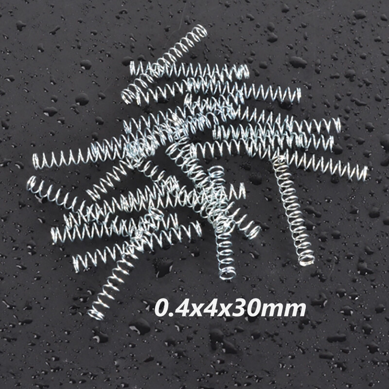 A2 Edelstahl Druckfeder Feder Für Kugelschreiber 0.4mm Draht 20 25 30mm Lang