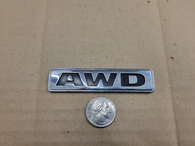 OEM AWD All Wheel Drive 3.5'' Emblem Badge Logo Nameplate Name Plate Insignia 