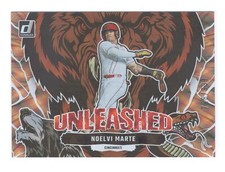 2023 Panini Donruss Unleashed Noelvi Marte #'d /999 Reds Rookie FREE SHIPPING!!