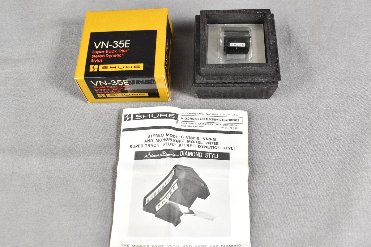 shure VN35E shure カートリッジ　vn35e 純正美品箱入り Shure VN-35E Super-Track `` plus'' Stereo Stylus W