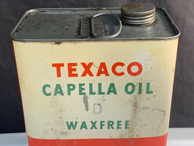 Vintage TEXACO CAPELLA OIL 