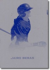 JAIRO BERAS 2012 Rize Rookie Printing Press Plate RC 1/1