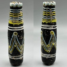 Genuine Antique Ancient Roman Glass Bottle with Patina Circa 1st-2nd Century AD