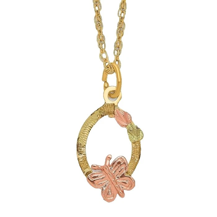 Collares y colgantes negros de moda Angels