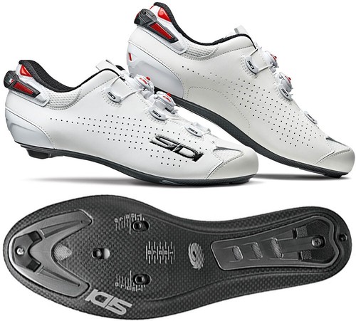Scarpe SIDI SHOT 2 bianche antracite carbonio strada bici ciclismo abisso PROMO - Imagen 3 de 4