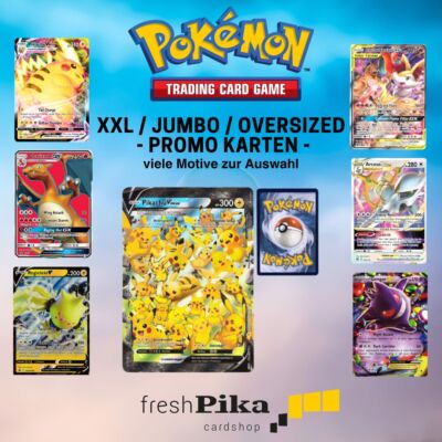 Pokemon XXL / Jumbo / Oversize - Promo Karten -     - zur Auswahl