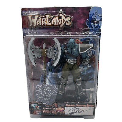 NEW D-Boy Warlands Signature Series 1 Power Up Shrogran Figure Pat Lee Autograph