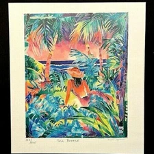 Andrew Stylianou - (Sea breeze), limited edition, hand signed 167/425 Tropical