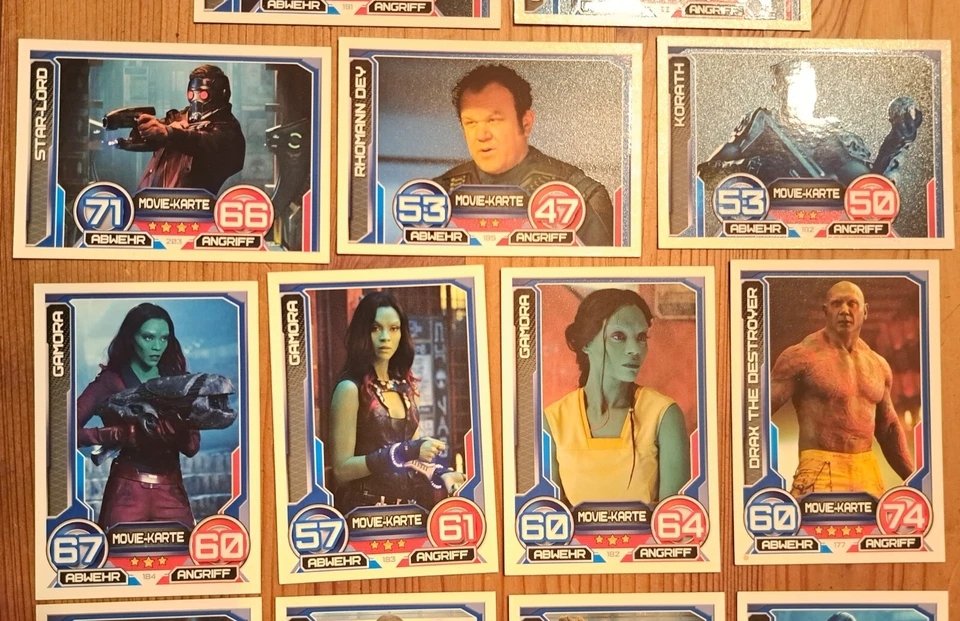 3 Movie Karten von Hero Attax 2014 Guardians of the Galaxy zum aussuchen. MINT - Bild 3 von 4