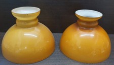 Vintage Retro Oil Cerosene Lamp Lampshade Orange Glass shade