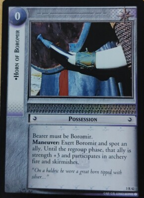 Horn of Boromir 3R42 - Rare Foil Lord of the Rings TDC