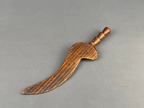19th Century 10 1/4" Goose Wing Treen Wood Knitting Sheath - Picture 2 of 12