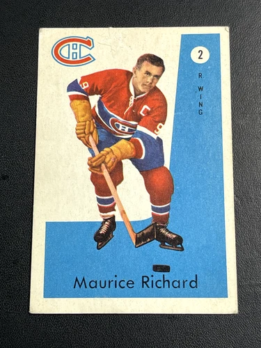 Card 1959-60 Parkhurst Maurice Richard #2 Hockey Montreal Canadiens