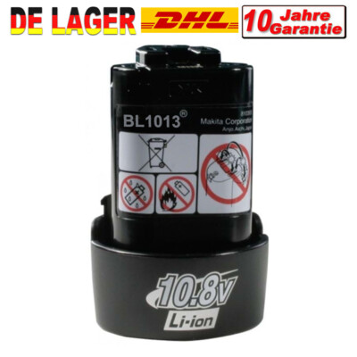 BL1013 Akku Für Makita 10,8V – 3,5Ah Lithium-Ionen, Kompatibel Mit DF330D U.a., Inkl. 10 Jahre Garantie BL1013 Akku Für Makita 10,8V – 3,5Ah Lithium-Ionen, Kompatibel Mit DF330D U.a., Inkl. 10 Jahre Garantie