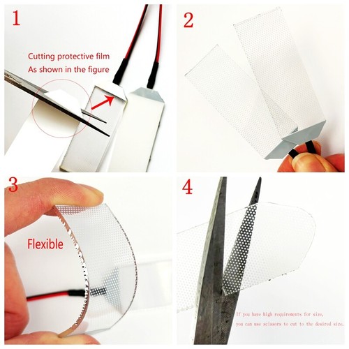 45*90MM Bendable LED Light Eye Kits For Cosplay Mask DIY Eyes Light Accessories - Picture 11 of 83